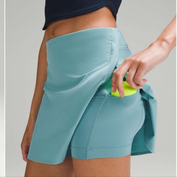 Lululemon Athletica Tidal Teal High-Rise Tennis Skirt Size 0 - Picture 2 of 10